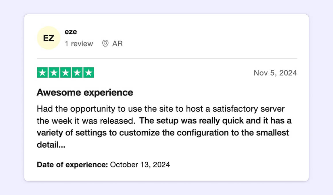 Trustpilot Review